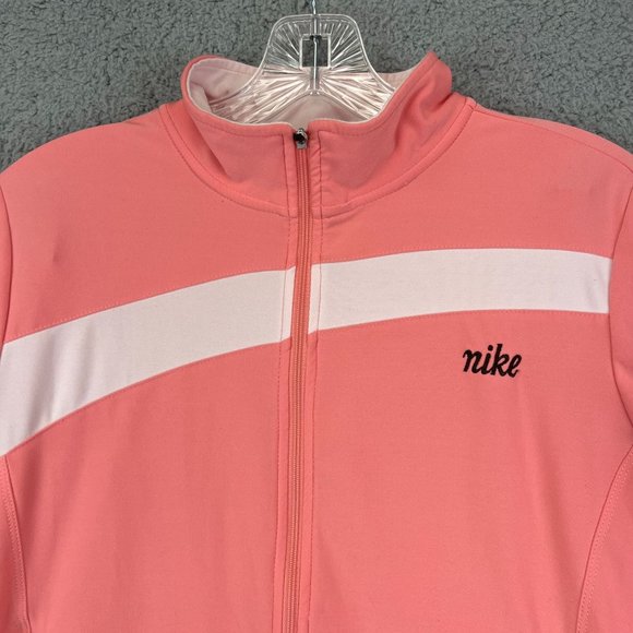 Nike  Pink Ladies Full Zip Lightweight Running Jacket Size S‎ - Picture 2 of 10